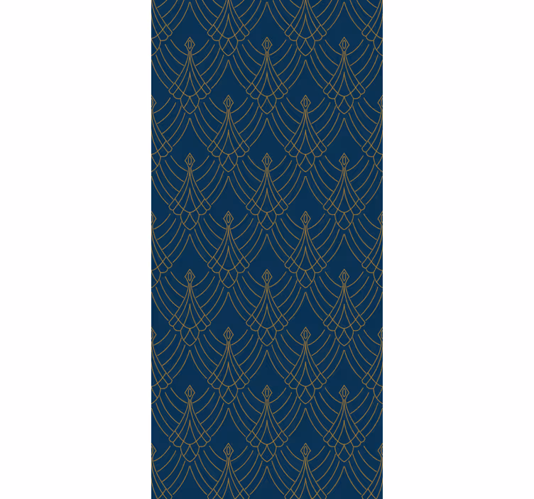 Elegant leaf design modern wallpaper - TenStickers