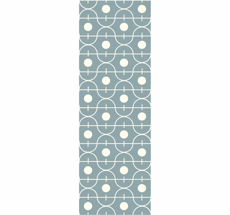 Circular Grid Pattern polka dots wallpaper - TenStickers