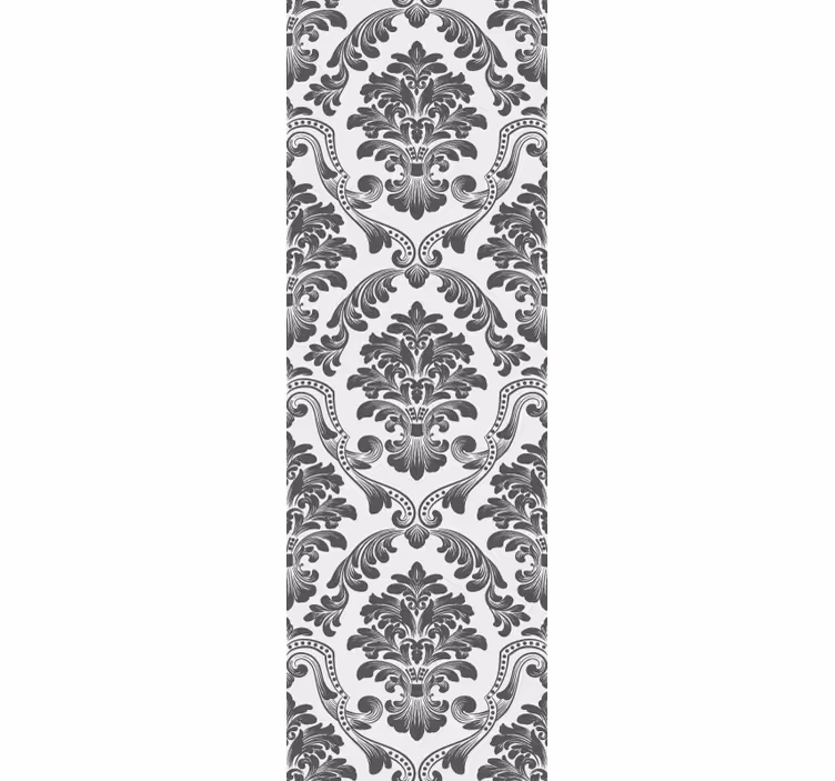 Classic Floral Motif baroque wallpaper - TenStickers