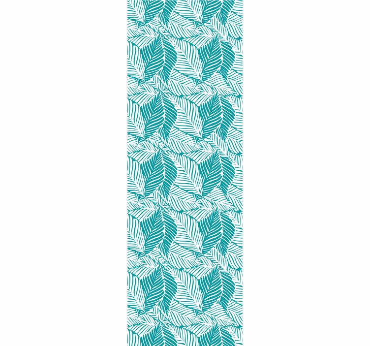 Leaf wallpaper tropical leaf design - TenStickers