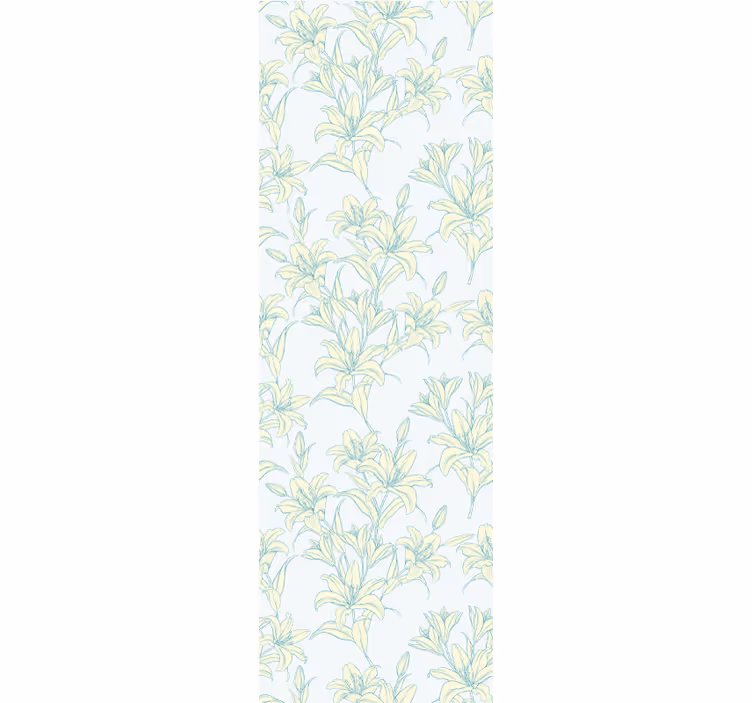 Lily Floral Embrace flower wallpaper - TenStickers