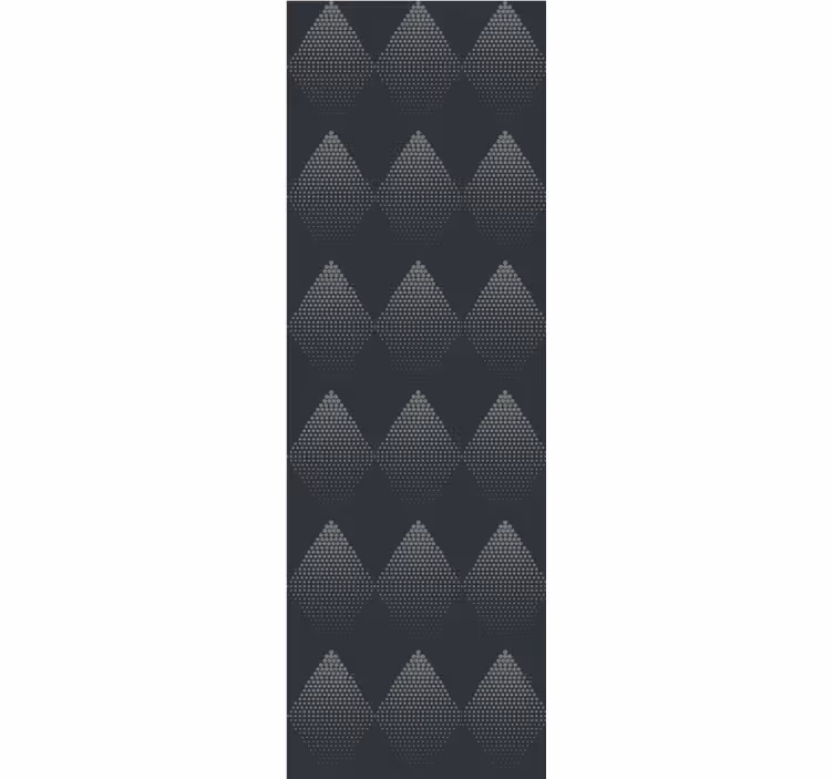 Elegant diamond shapes triangle wallpaper - TenStickers