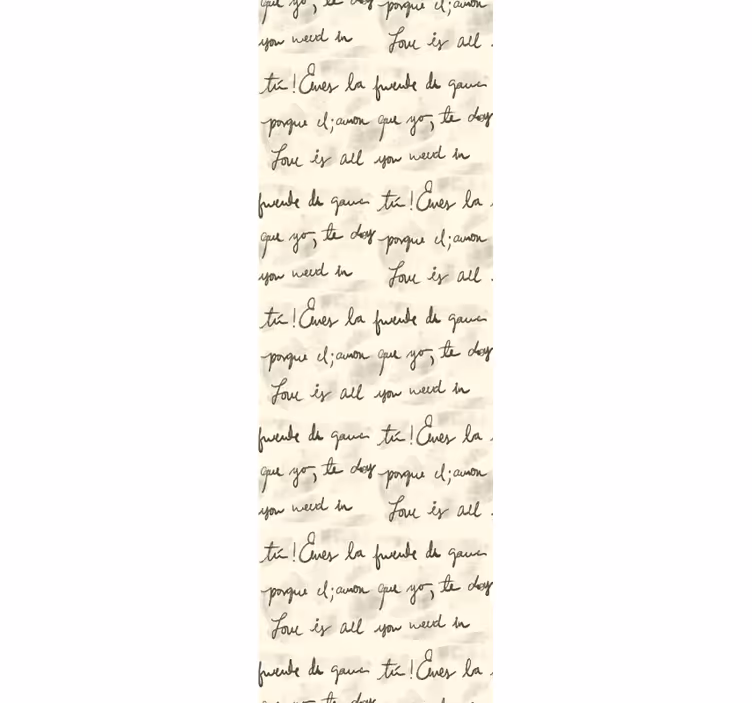 Handwritten Love Quotes letter wallpaper - TenStickers