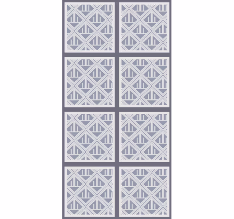 Geometric Block Layout texture pattern wallpaper - TenStickers