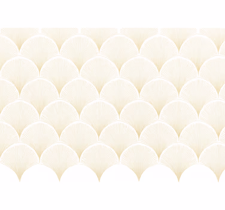 Ginkgo fan pattern home office wallpaper - TenStickers