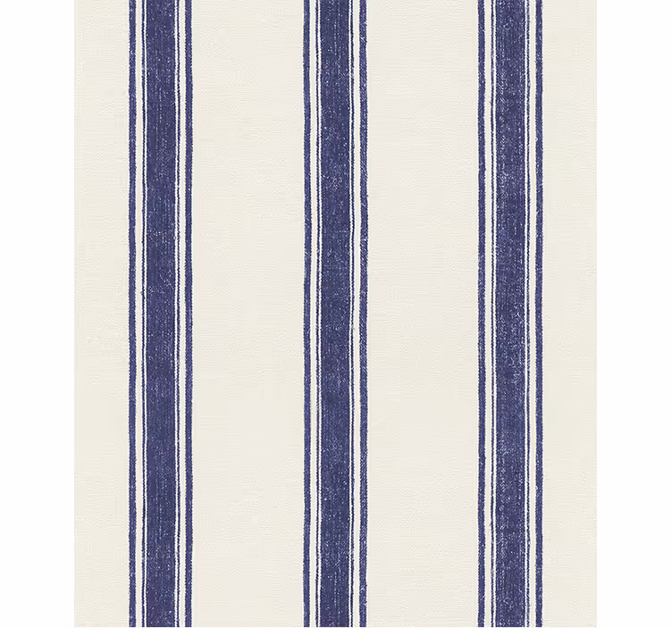 Shapes wallpaper in navy blue vertical lines - TenStickers