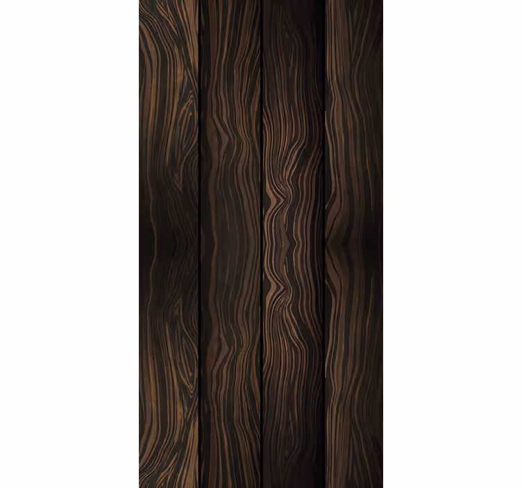 Wood wallpaper dark sheet design - TenStickers