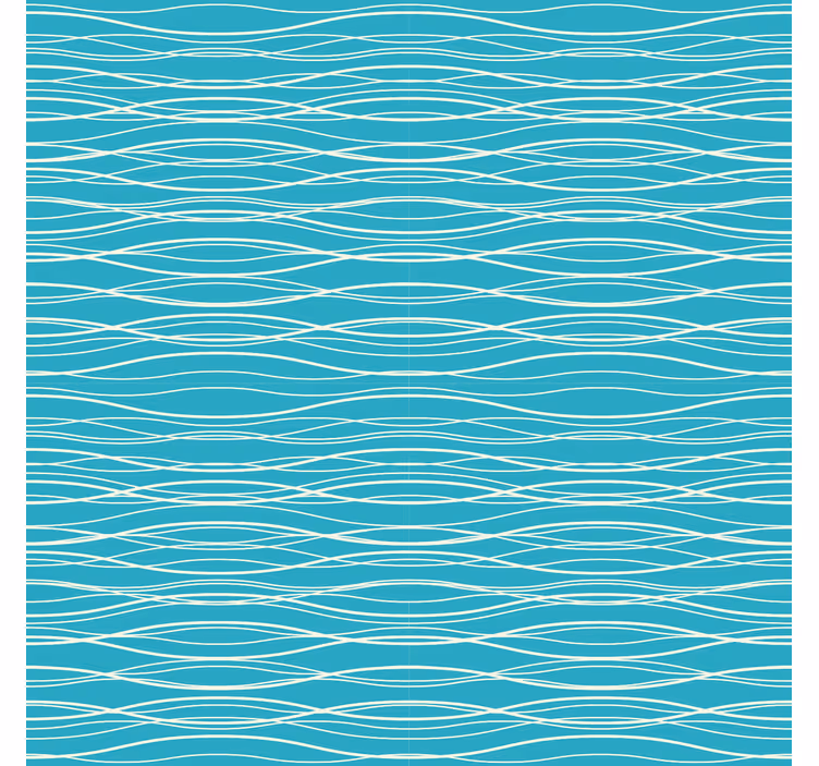 Bedroom wallpaper in natural seawater hue - TenStickers
