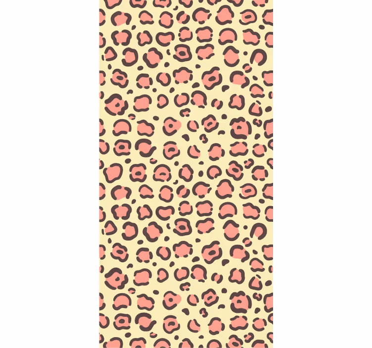 Bedroom wallpaper leopard fur texture - TenStickers