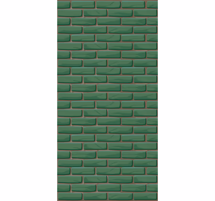 Ornamental wallpaper bricks texture design - TenStickers