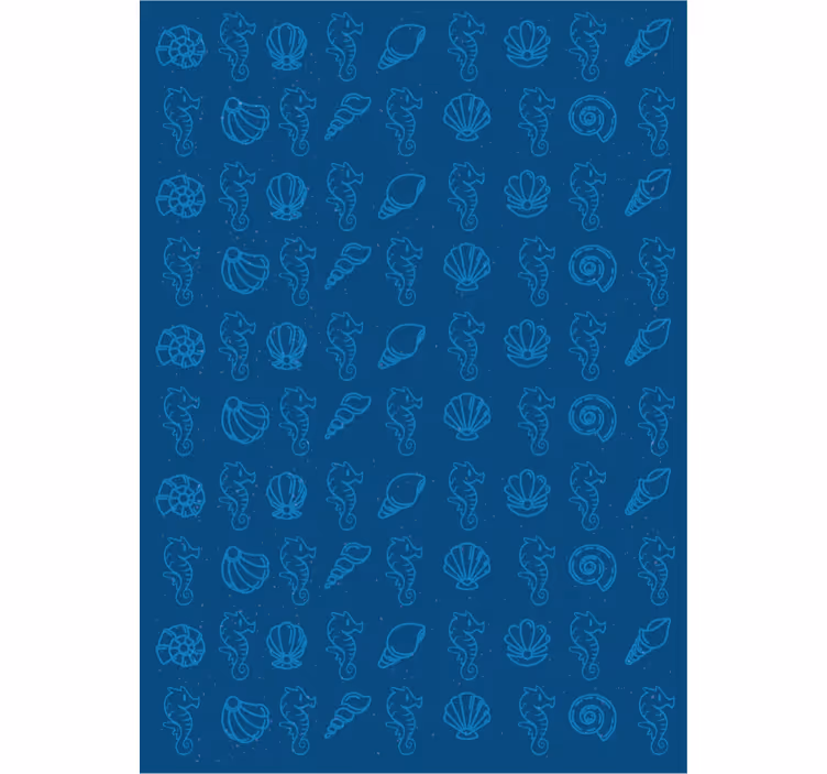 Animal wallpaper with marine motifs design - TenStickers