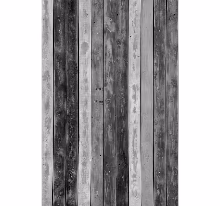 Bedroom wallpaper rustic wood panels - TenStickers