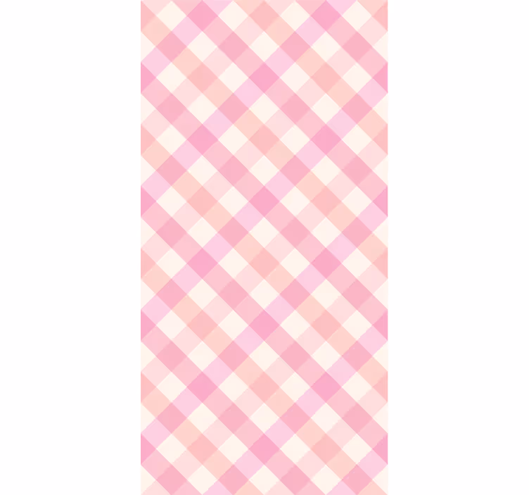 Pink checked pattern texture pattern wallpaper - TenStickers
