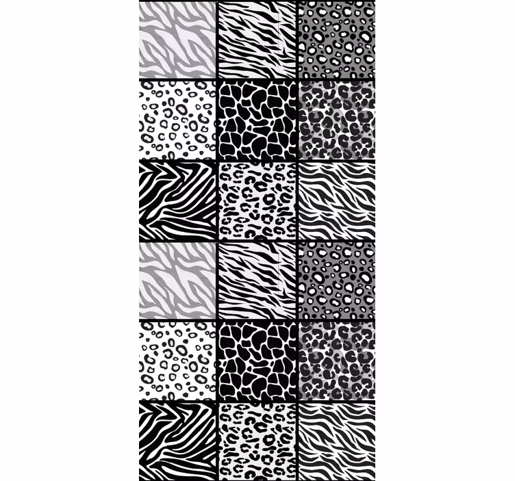 Animal wallpaper different animal prints - TenStickers