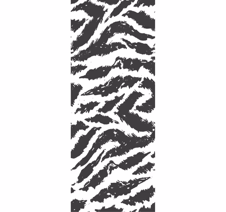 Animal wallpaper zebra stripes design - TenStickers