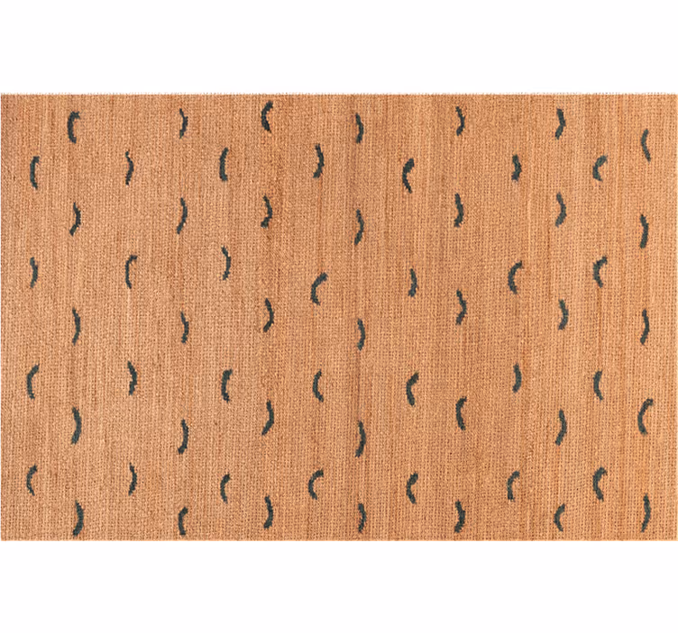 Animal wallpaper in jute beige look - TenStickers