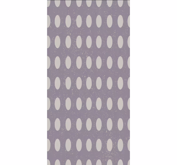 Dining room wallpaper geometric gray and purple circles - TenStickers