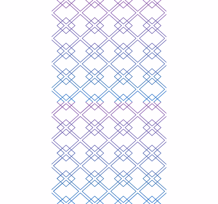 Geometric wallpaper diamonds and lines design - TenStickers