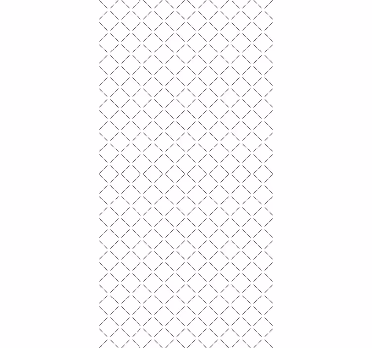 Geometric wallpaper continuous line design - TenStickers