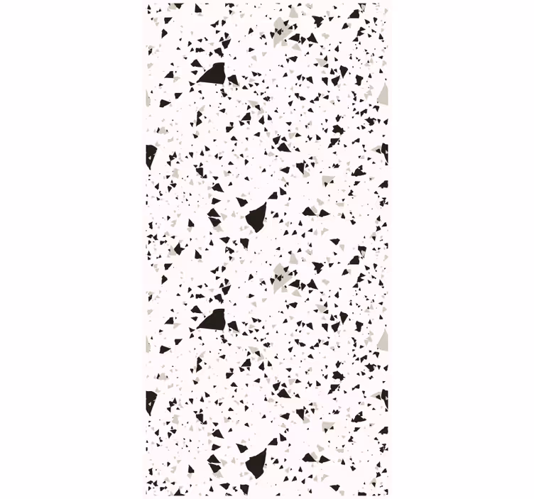Textured wallpaper in gray, white, and black terrazzo - TenStickers