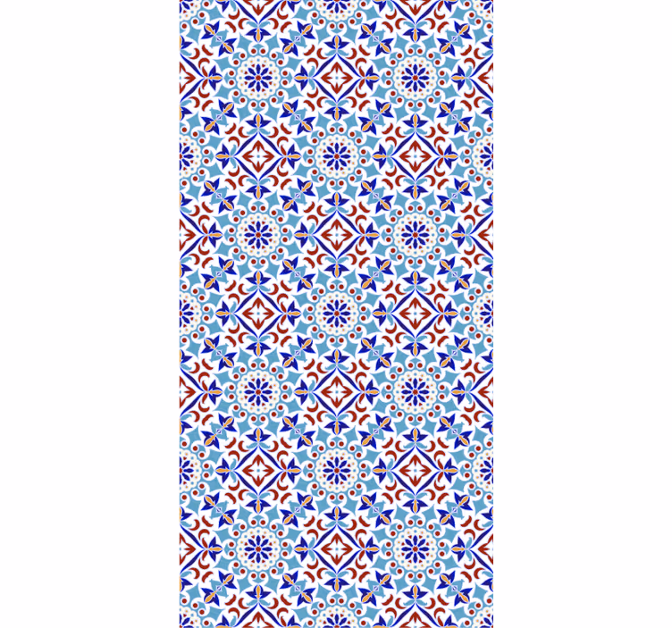 Tile wallpaper with ceramic pattern - TenStickers