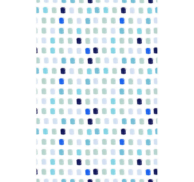 Scandinavian wallpaper in various shades of blue - TenStickers