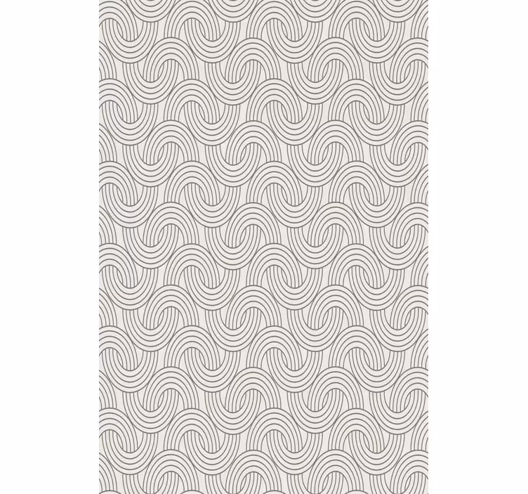 Texture pattern wallpaper with intricate wave designs - TenStickers