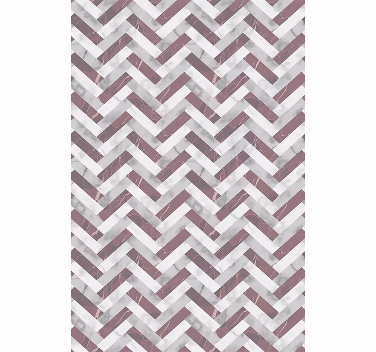 Texture pattern wallpaper herringbone marble design - TenStickers