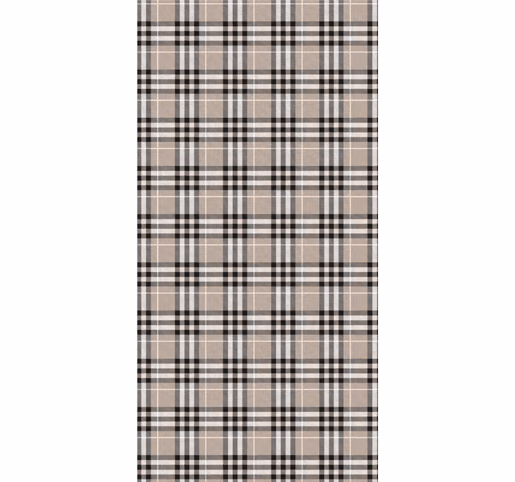 Texture pattern wallpaper classic checkered design - TenStickers