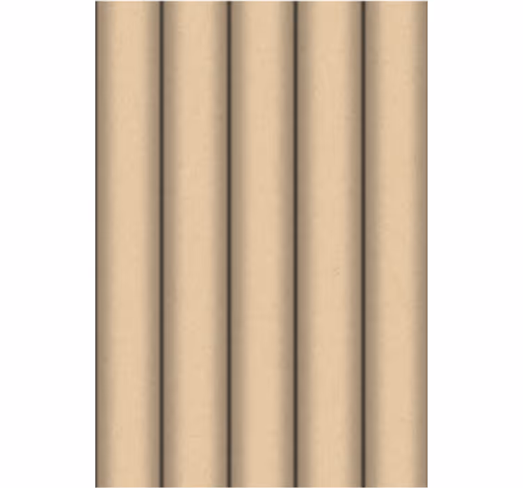 Living room wallpaper brown tube minimalist design - TenStickers