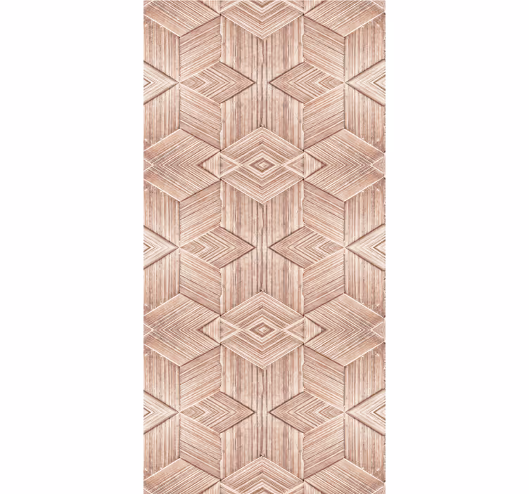Living room wallpaper light wood texture design - TenStickers