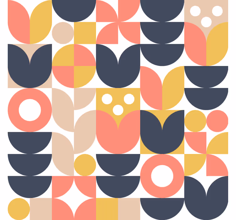 Scandinavian wallpaper nordic geometrics - TenStickers