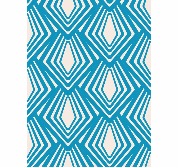 Geometric wallpaper geometric diamond pattern - TenStickers