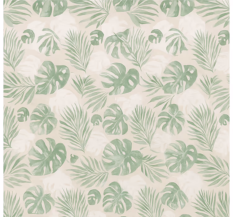 Kitchen wallpaper tropical botanical leaves design - TenStickers
