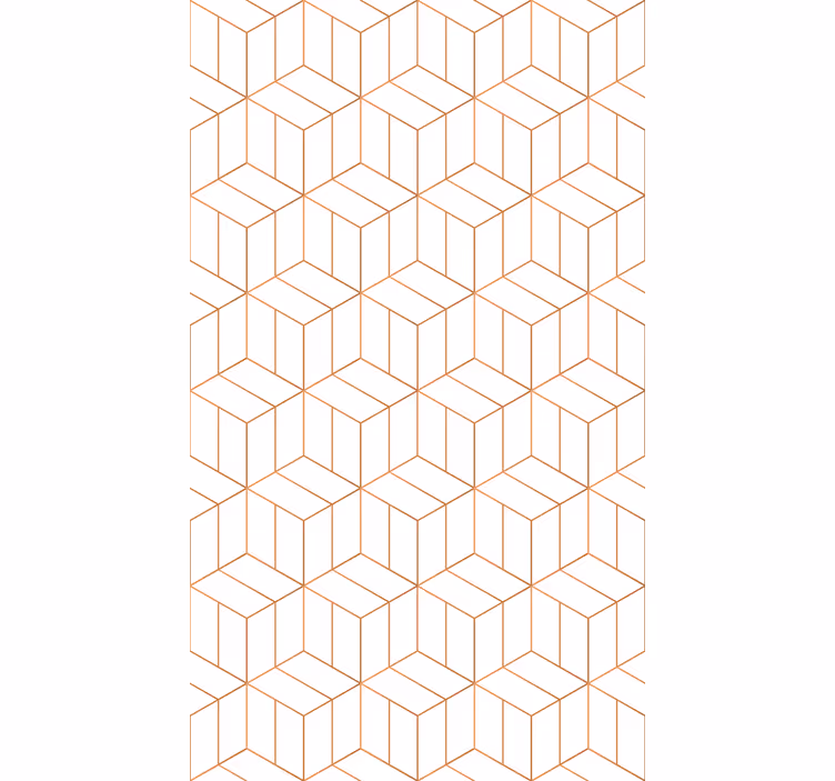 Modern wallpaper in unique octagon design - TenStickers