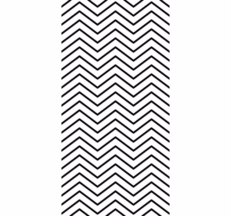 Modern wallpaper chevron patterned design - TenStickers