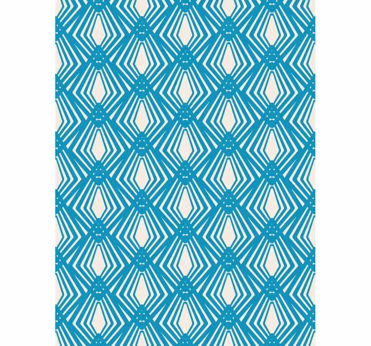 Modern wallpaper blue abstract minimalist design - TenStickers