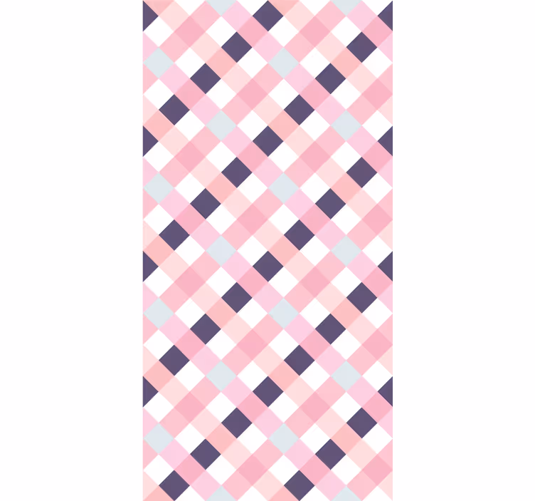 Modern wallpaper in diamond pattern harmony - TenStickers