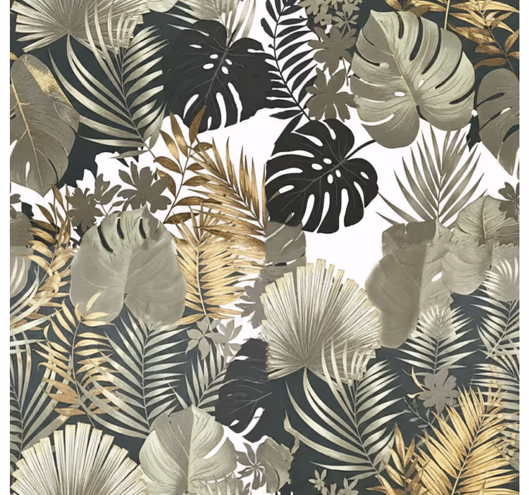 Master bedroom wallpaper botanical & floral designs - TenStickers