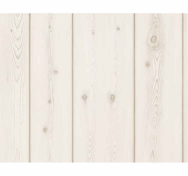 Living room wallpaper whitewashed wood finish - TenStickers