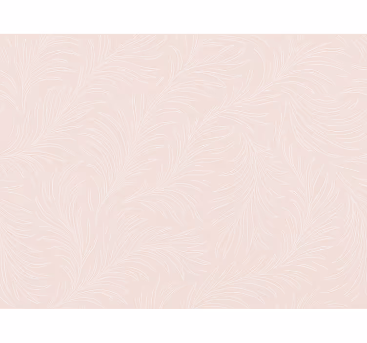 Master bedroom wallpaper soft pink botanical design - TenStickers