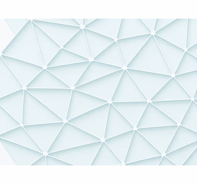 Living room wallpaper abstract triangle pattern - TenStickers