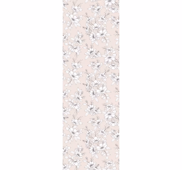 Bedroom wallpaper with a wild and elegant nordic pattern - TenStickers