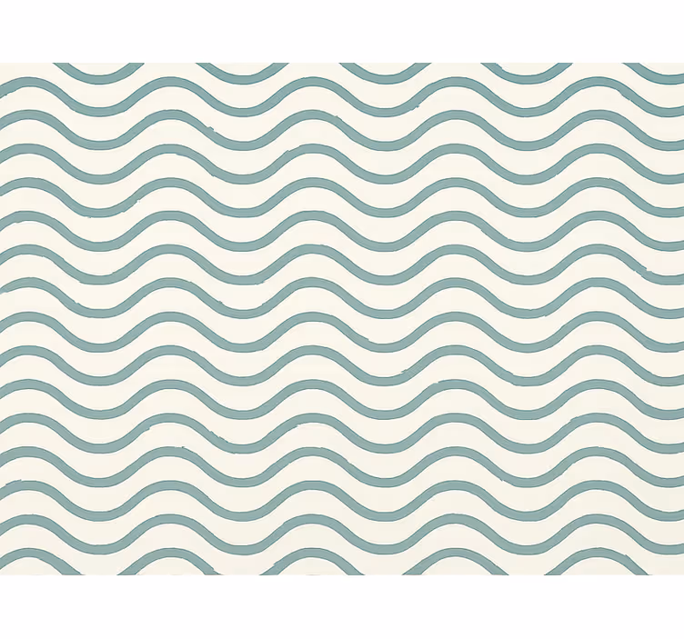 Shapes wallpaper muted teal pixel waves - TenStickers