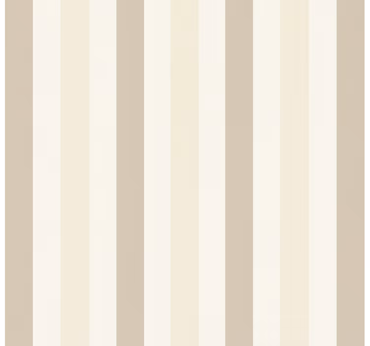 Vertical line wallpaper in cream color stripes - TenStickers