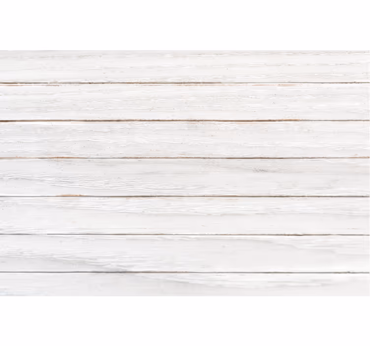 White wallpaper in contemporary white wood style - TenStickers