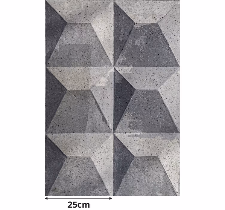 Gray wallpaper with raw concrete texture - TenStickers