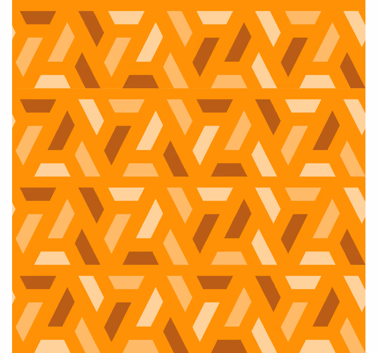 Terracotta wallpaper modern geometric design - TenStickers