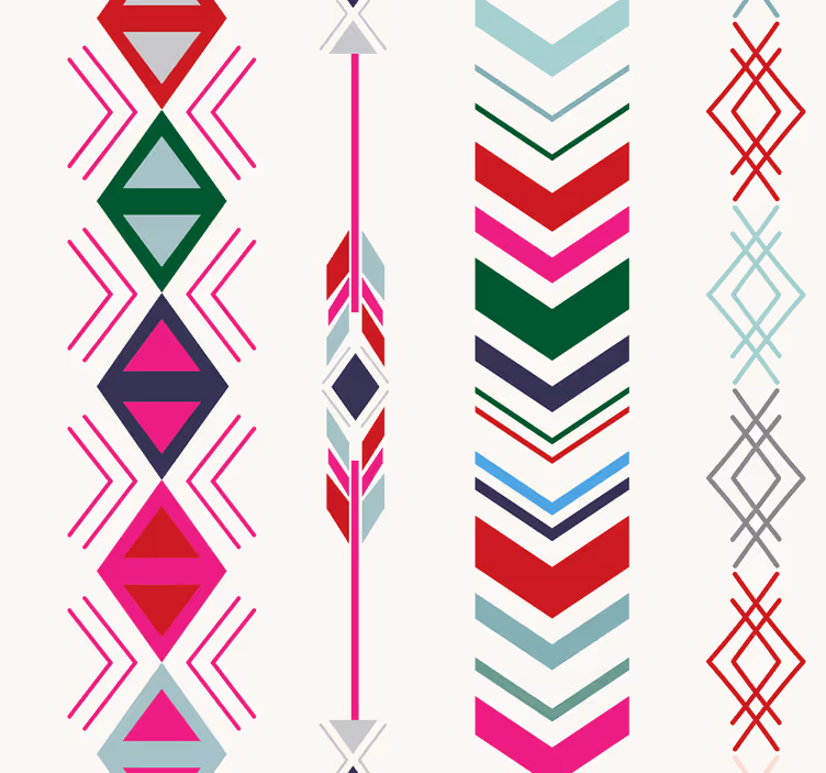 Modern wallpaper pastel arrows - TenStickers