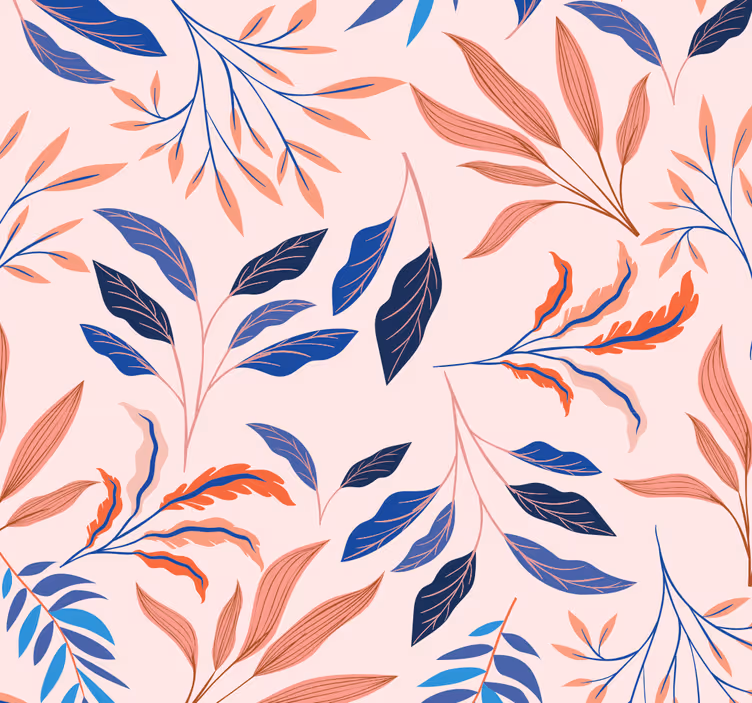 Ornamental wallpaper dapper dance - TenStickers